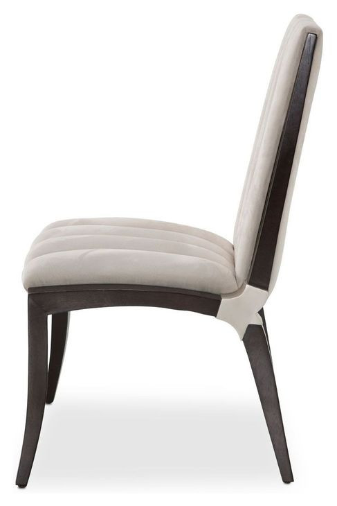 Paris Chic Espresso and Doeskin Dining Side Chair