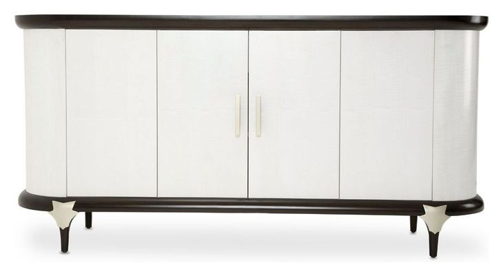 Paris Chic Espresso Sideboard with 1 Storage Drawer