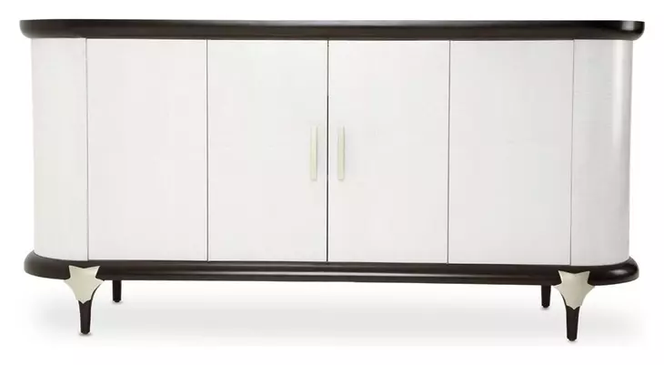 Paris Chic Espresso Sideboard with 1 Storage Drawer