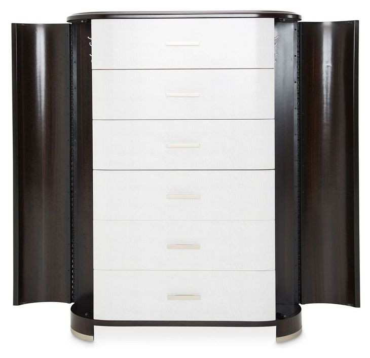Paris Chic Espresso 6 Drawer Chest