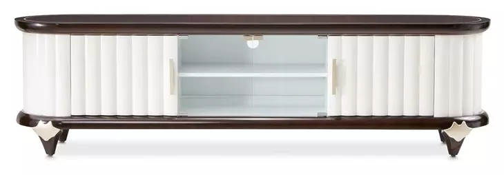 Paris Chic Espresso 80" Media Cabinet
