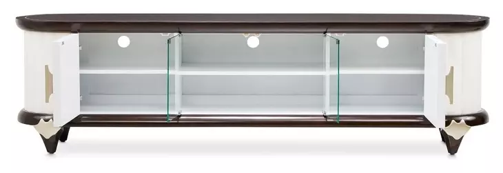 Paris Chic Espresso 80" Media Cabinet