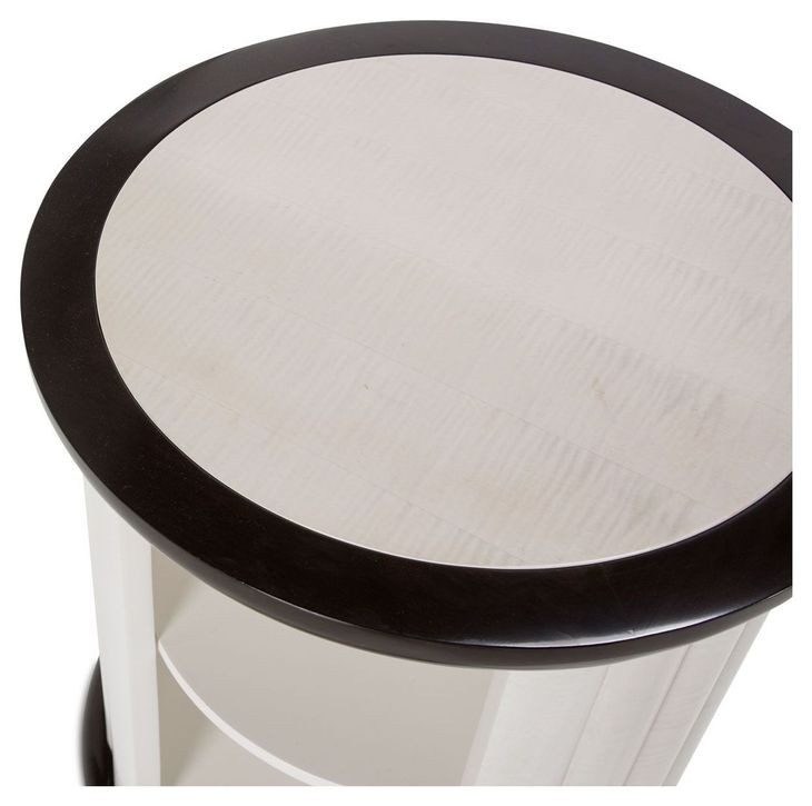 Paris Chic Espresso Round End Table