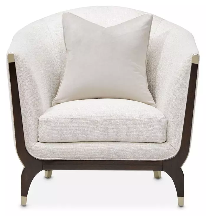 Paris Chic Espresso and Cremini Matching Chair