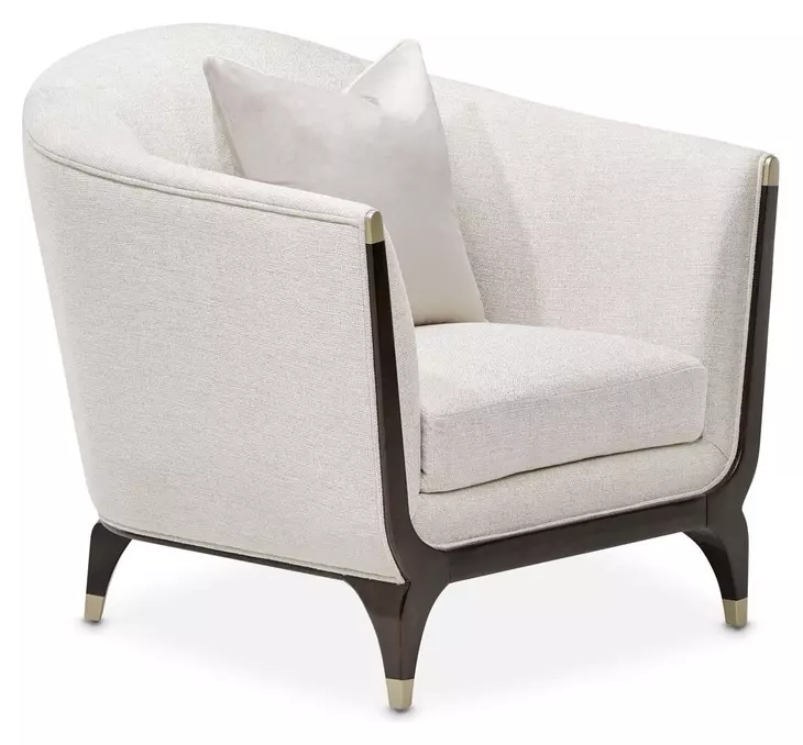 Paris Chic Espresso and Cremini Matching Chair