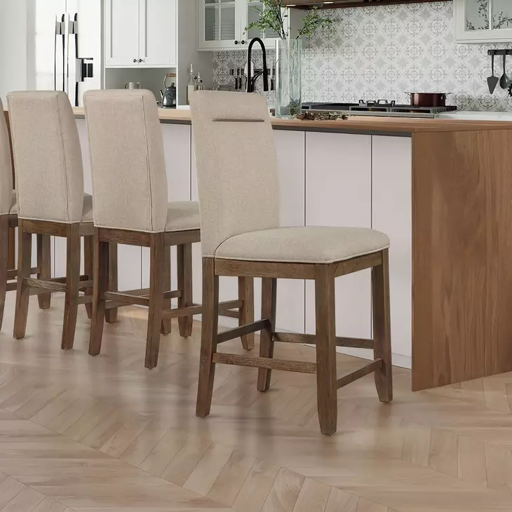 Garland Brown Counter Height Chair Set of 2