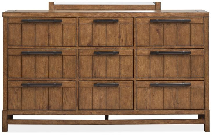 Everpine Honey Wheat 9 Drawer Dresser
