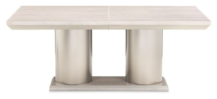 Marin Greige 77" Extendable Rectangular Dining Table