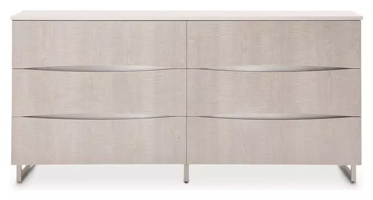 Marin Greige 6 Drawer Dresser