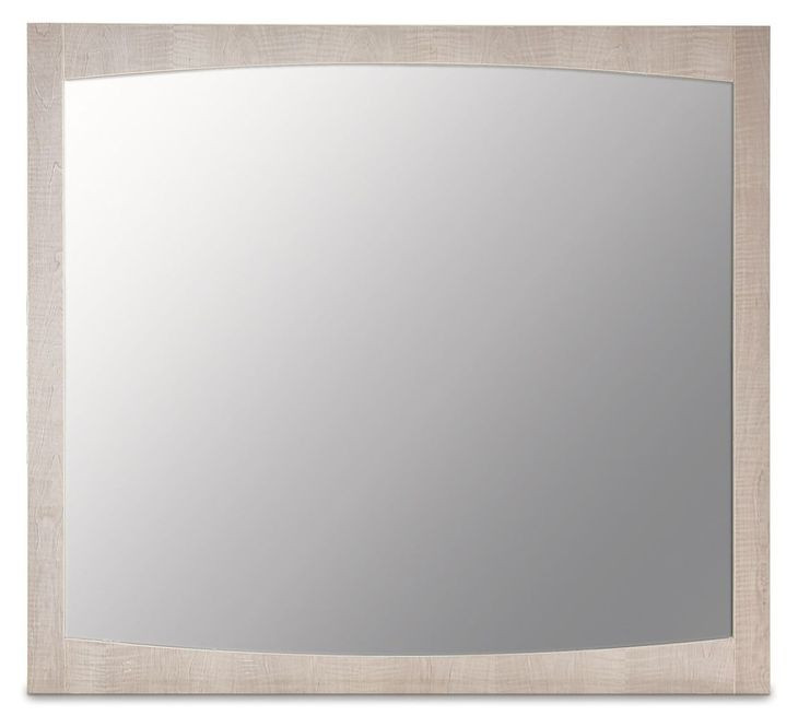 Marin Greige Rectangle Wall Mirror