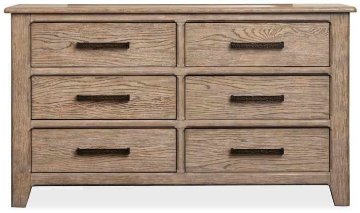 Claremont Smokey Taupe 6 Drawer Dresser