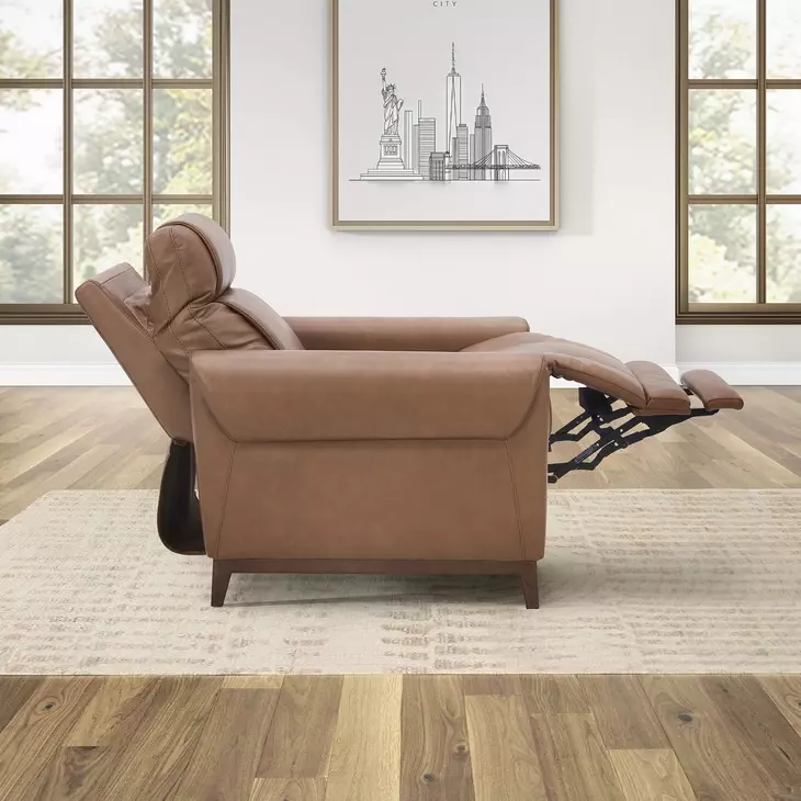 Conrad Napa Copper High Leg Power Recliner with USB Charging