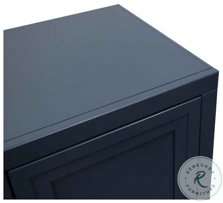 Nora Modular Blue Denim And Whiskey 2 Door Cabinet Legend