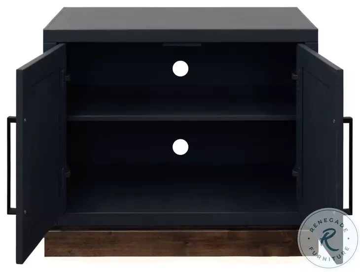 Nora Modular Black And Whiskey 2 Door Cabinet Legend Furniture