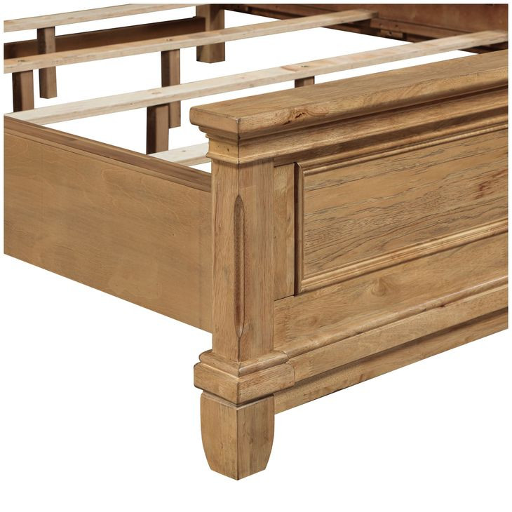 Sunstone Honey Brown King Panel Bed