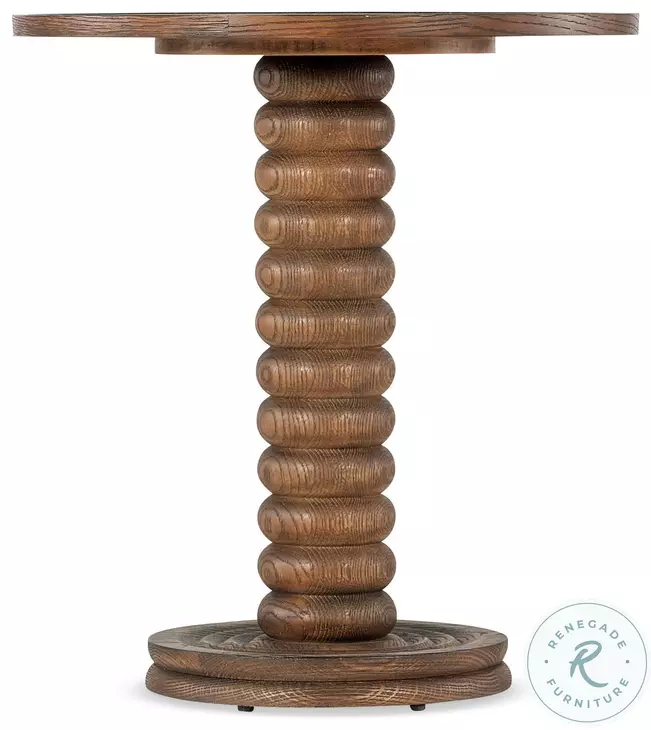 Mercantile Natural Spindle Accent Table