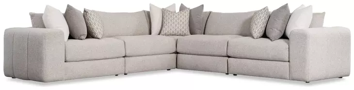 Vista Beige 5 Piece Sectional