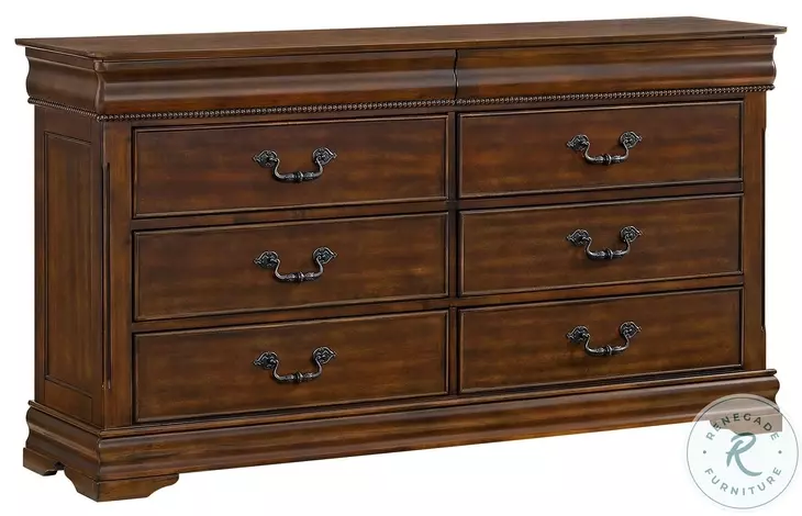 Coppola Rich Cherry 8 Drawer Dresser