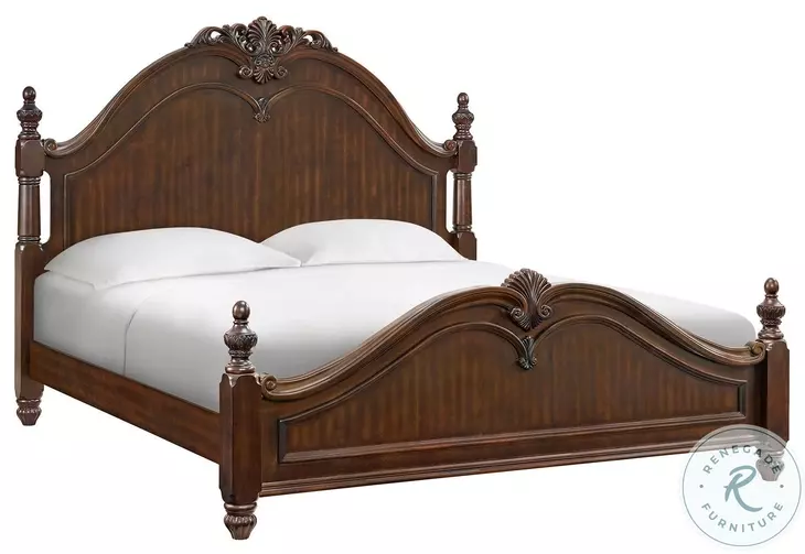 Coppola Rich Cherry King Poster Bed