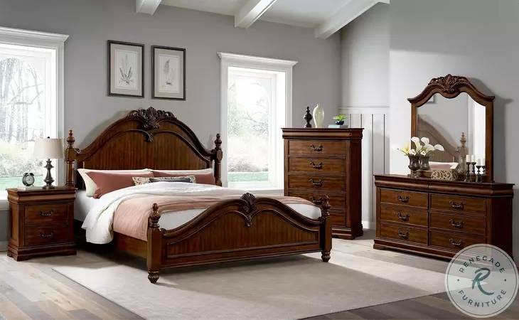 Coppola Rich Cherry 8 Drawer Dresser