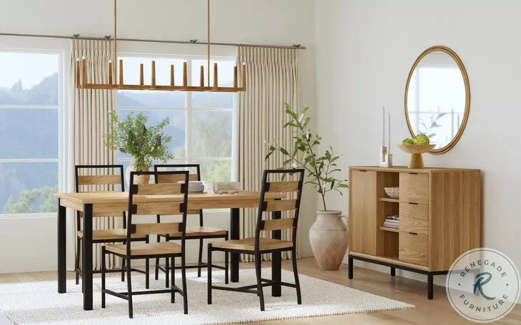 Newport Natural Oak Leg Dining Table