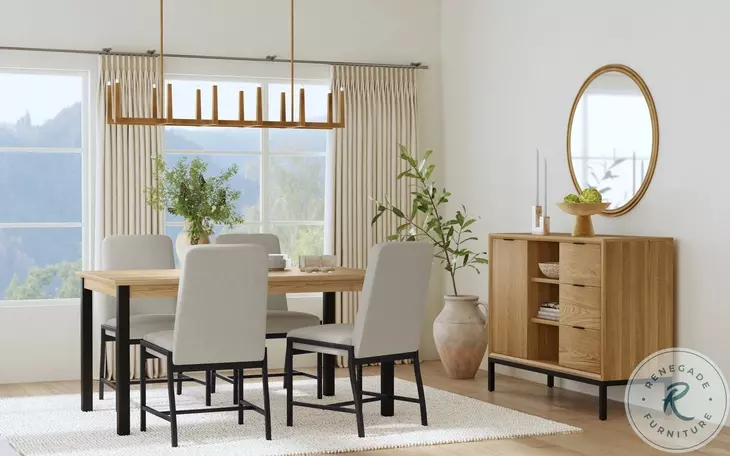 Newport Natural Oak Leg Dining Table