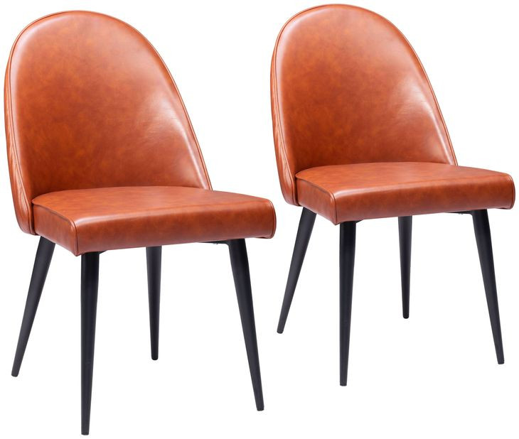 Silloth Brown Side Chair Set Of 2