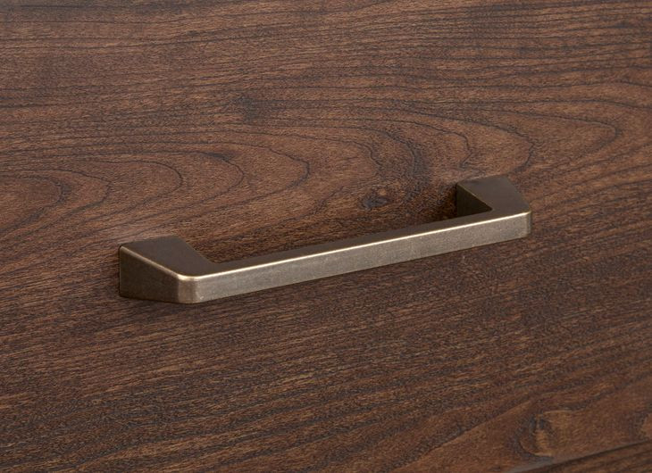 Llewellyn Columbian Walnut King Storage Panel Bed