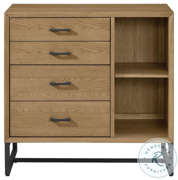 Newport Drawer 4 Drawer Chest and Bookcase