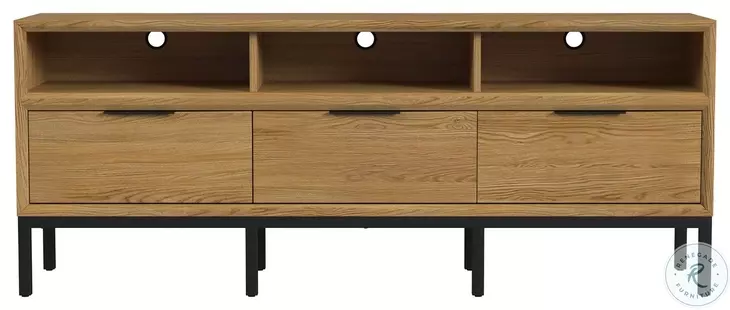 Newport Natural Oak 70" TV Stand