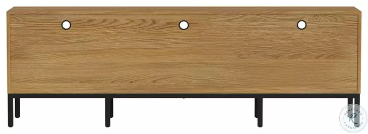 Newport Natural Oak 85" TV Stand