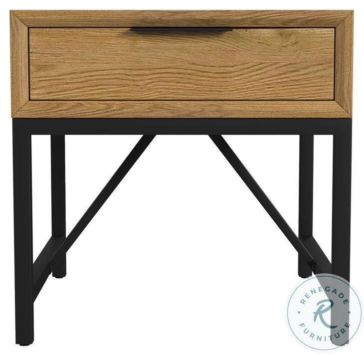 Newport Natural Oak 24" End Table