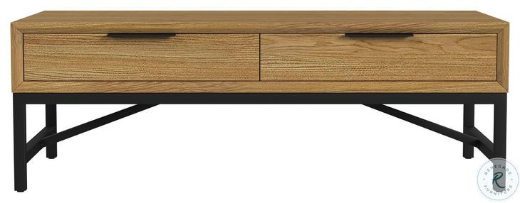 Newport Natural Oak 52" Cocktail Table