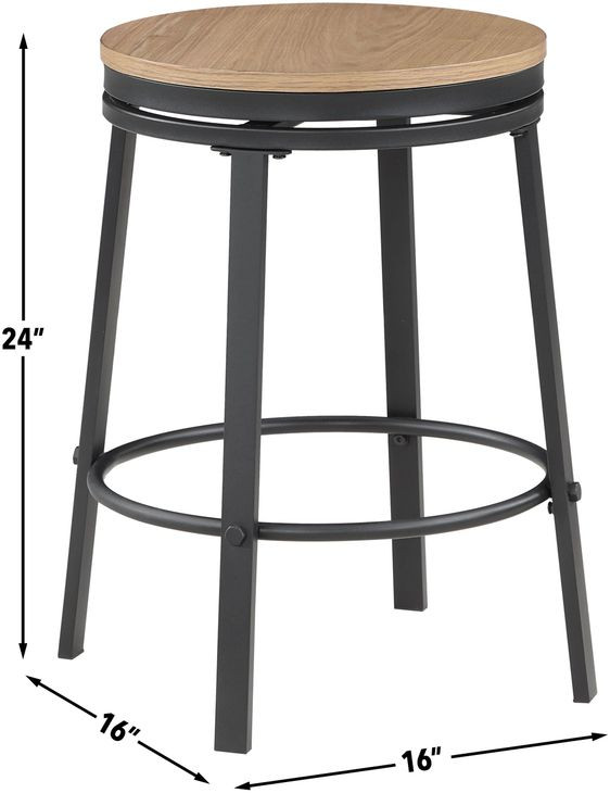 Magnolia Light Brown 42" Round Counter Height Dining Room Set