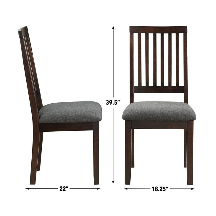 Yorktown Espresso 7 Piece Dining Set
