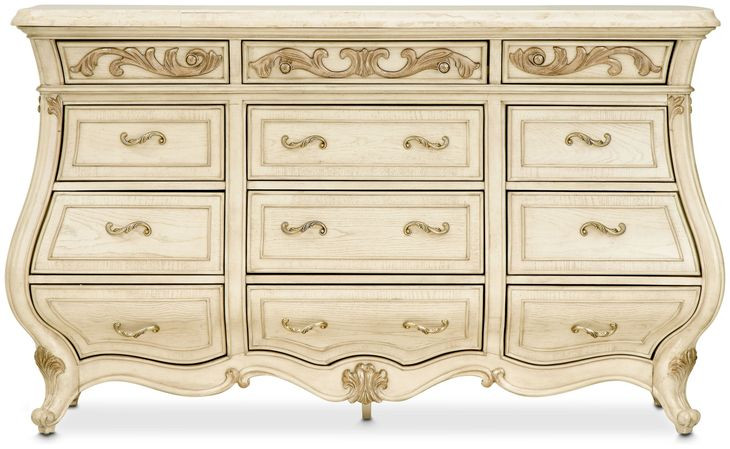 Platine de Royale Champagne 12 Drawer Dresser