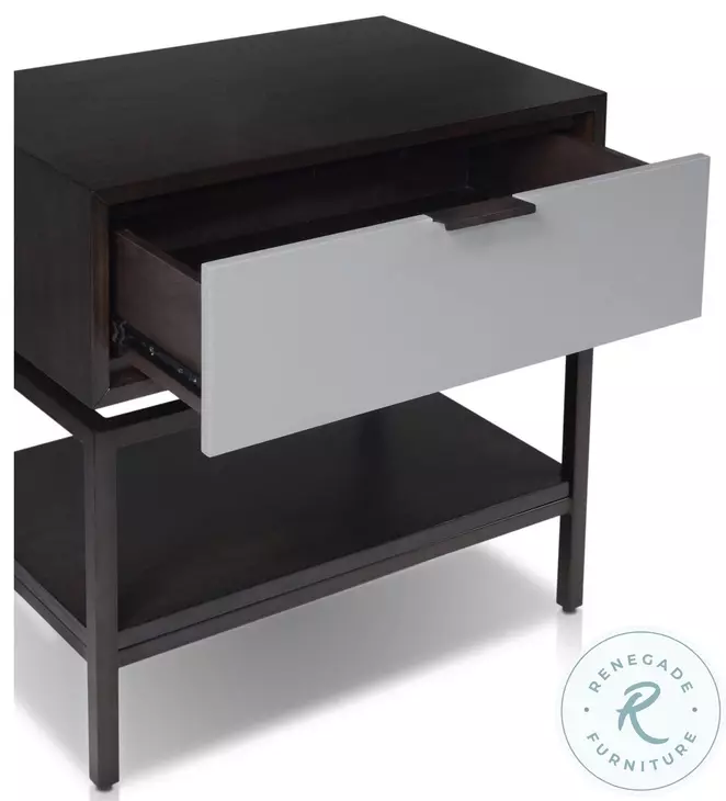 Wilmar Espresso 1 Drawer Nightstand