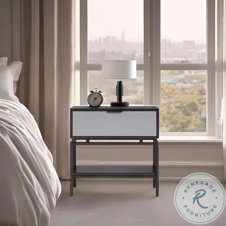 Wilmar Espresso 1 Drawer Nightstand