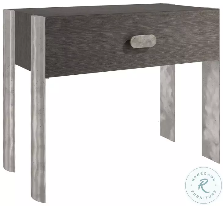 Prado Porcini And Bright Graphite Nightstand