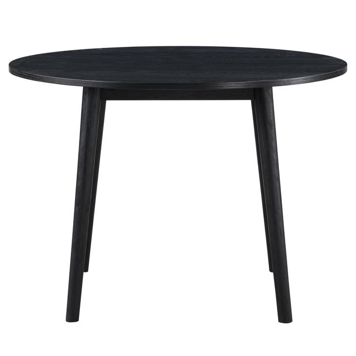 Willow Black 42" Round Dining Table