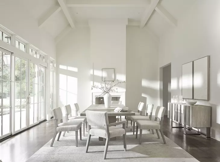 Tempo Cream Performance Fabric Arm Chair