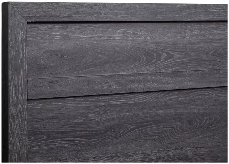 Meadowrise Raisin Black King Panel Bed