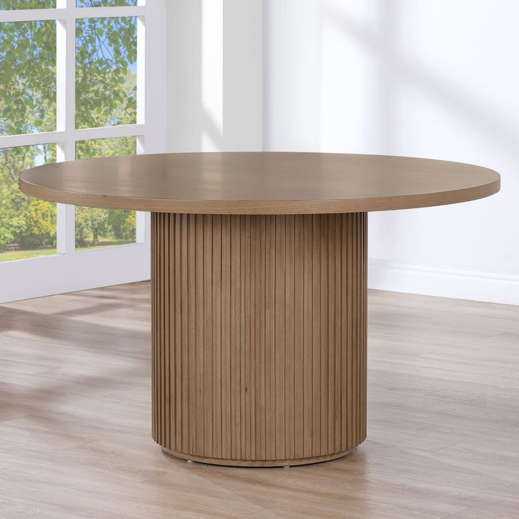 Colvin Brown 52" Round Dining Table