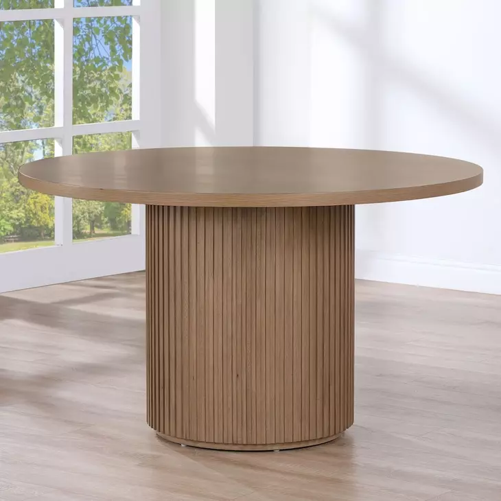 Colvin Brown Round Dining Room Set