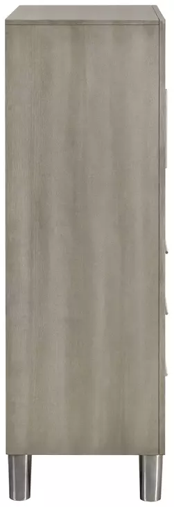 Lennox Gray Upholstered Panel Bedroom Set