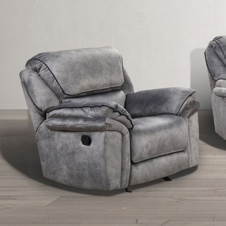 Themis Gray 44" Manual Recliner