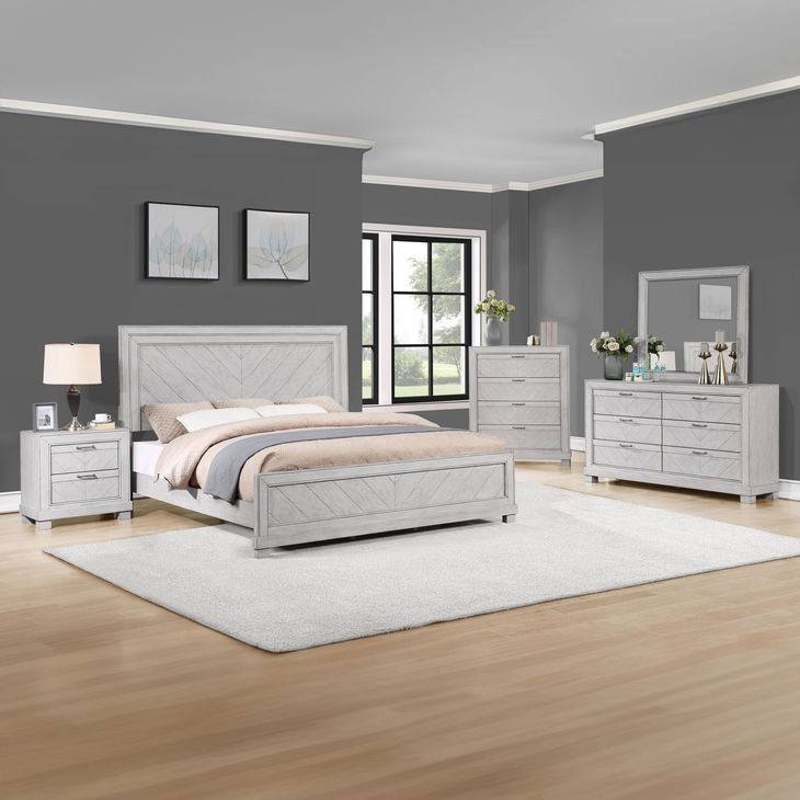 Montana Gray Low Profile Panel Bedroom Set