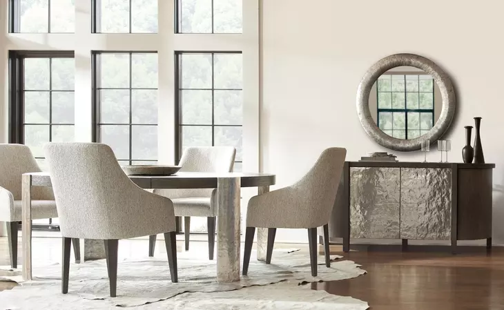 Prado Porcini And Bright Graphite Extendable Dining Room Set