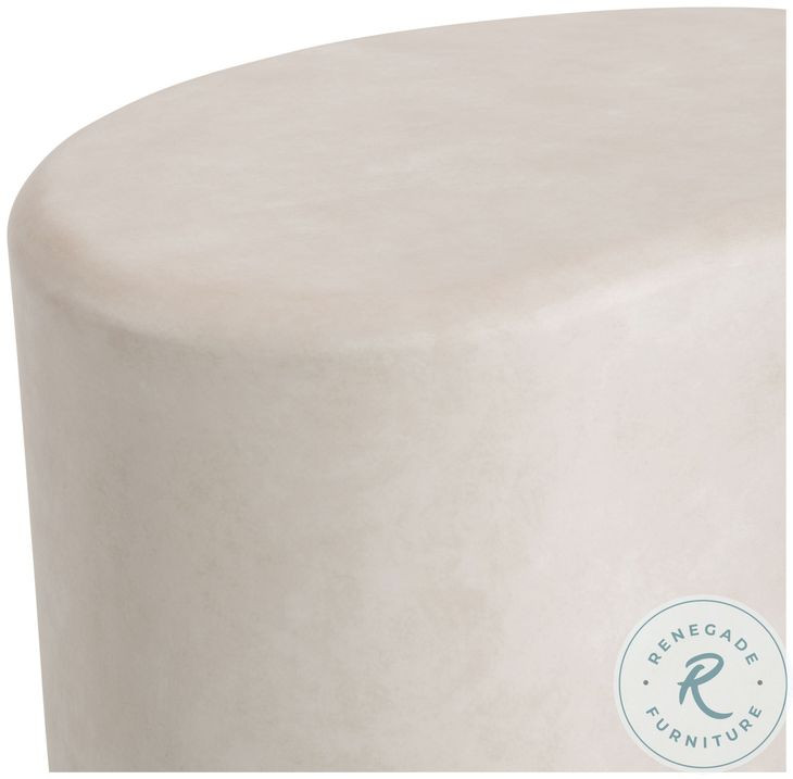 Nova Vellum Kidney Shape Side Table