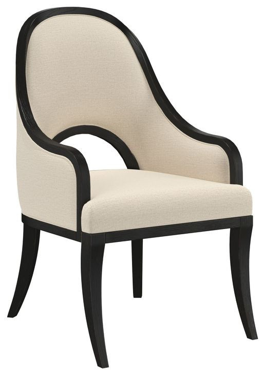 Atrium Beige Upholstered Hostess Chair Set of 2